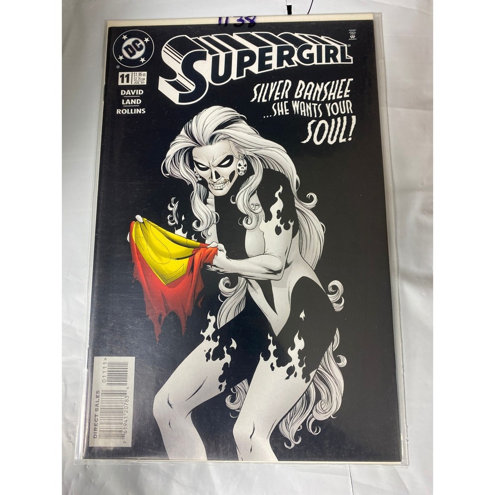 DC Comics Supergirl #11 July 1997 Silver Banshee Appearance Modern Age Comic